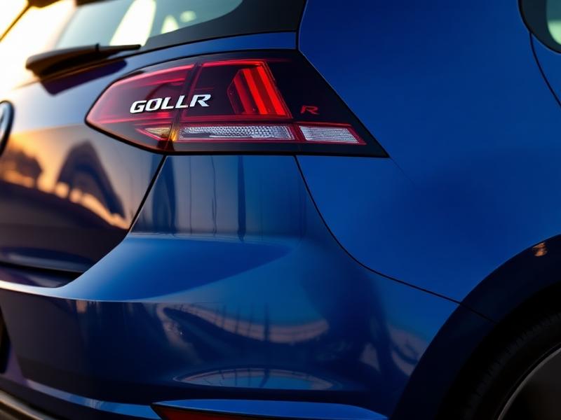 Golf R · Rear door dent